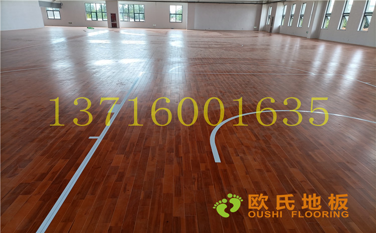 江蘇宿遷運河路學(xué)校體育館木地板案例